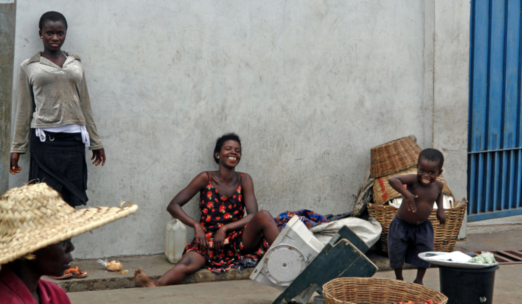 Mädchen in Accra